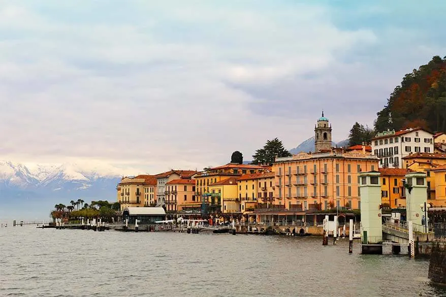 View over Bellagio Lake Como in Italy