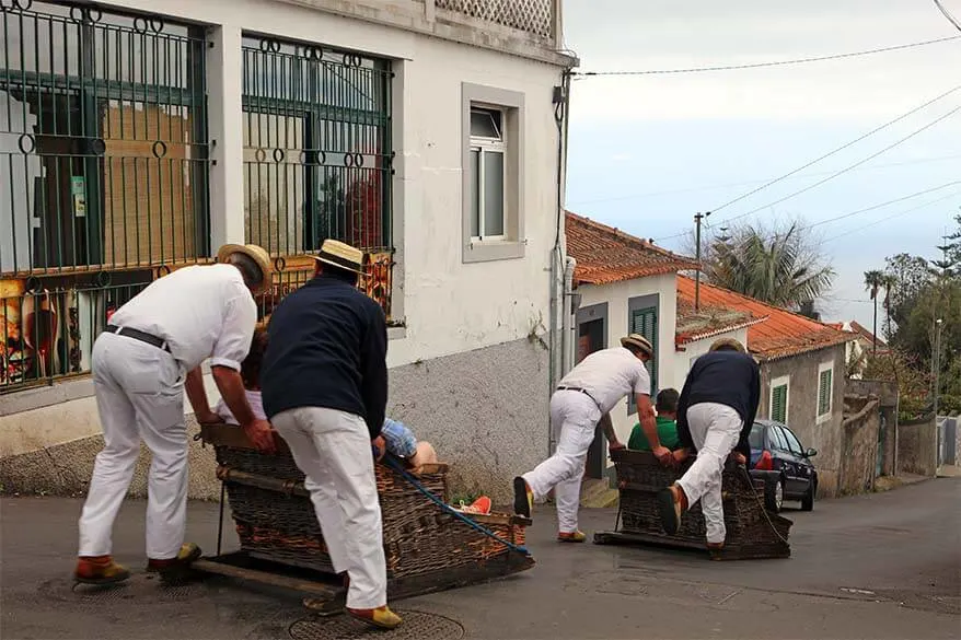 Wicker Toboggan Sled Ride is one of the most popular tourist attractions in Funchal Madeira