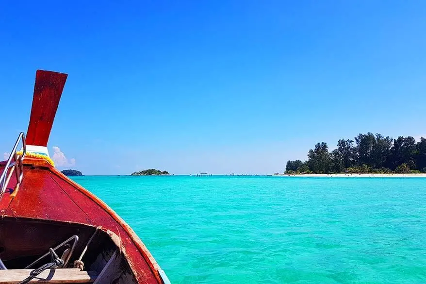 Azure blue water and white sand beaches in Ko Lipe - the Maldives of Thailand