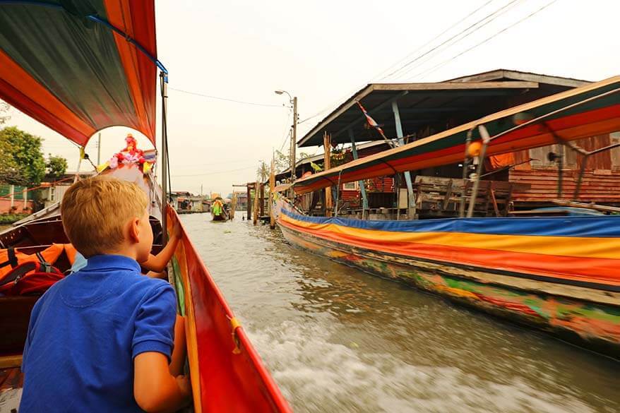 canal tour bangkok youtube