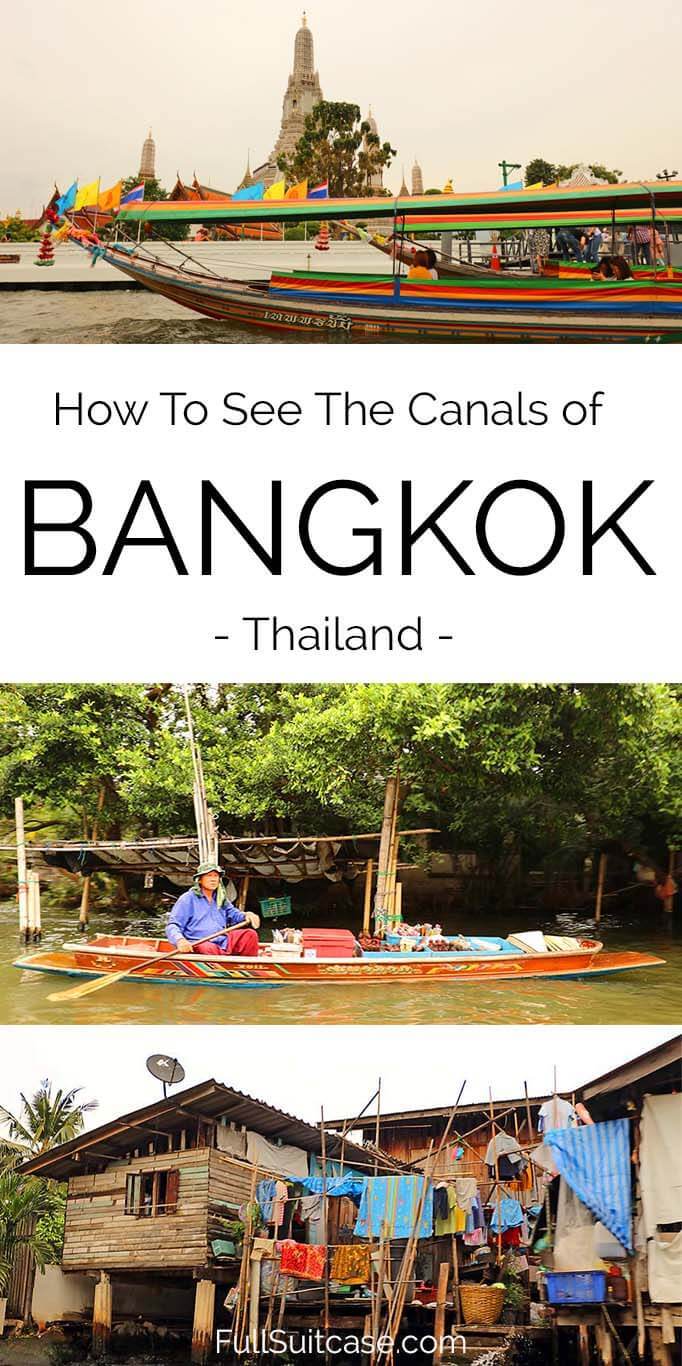 How to see Bangkok canals, Thailand