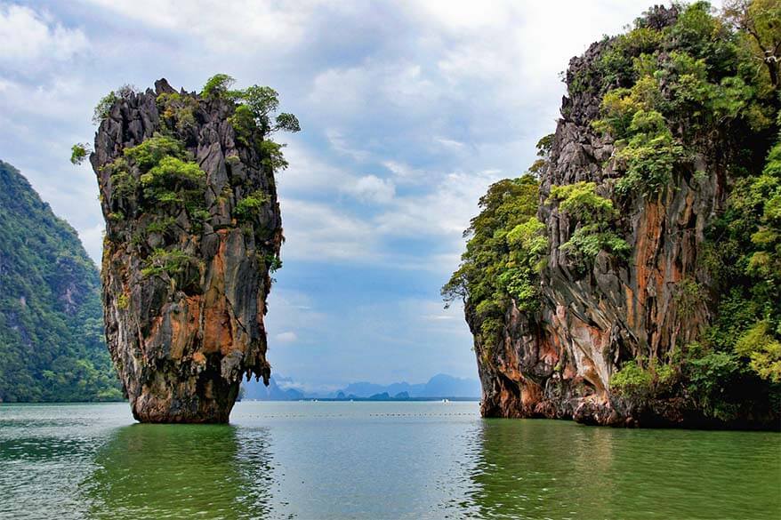 James Bond Island in Phang Nga Bay is a must on any Thailand island hopping trip