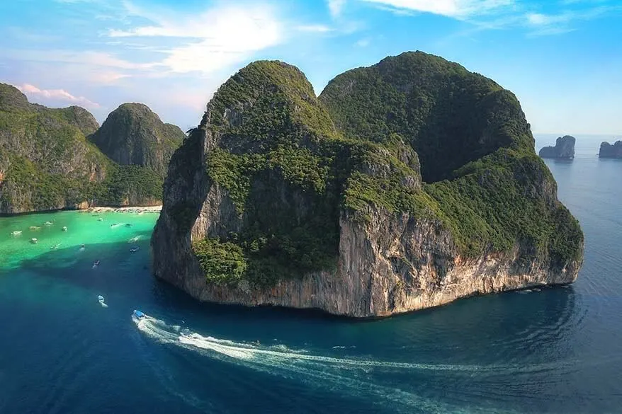 Ko Phi Phi Le is a must see island when island-hopping from Phuket