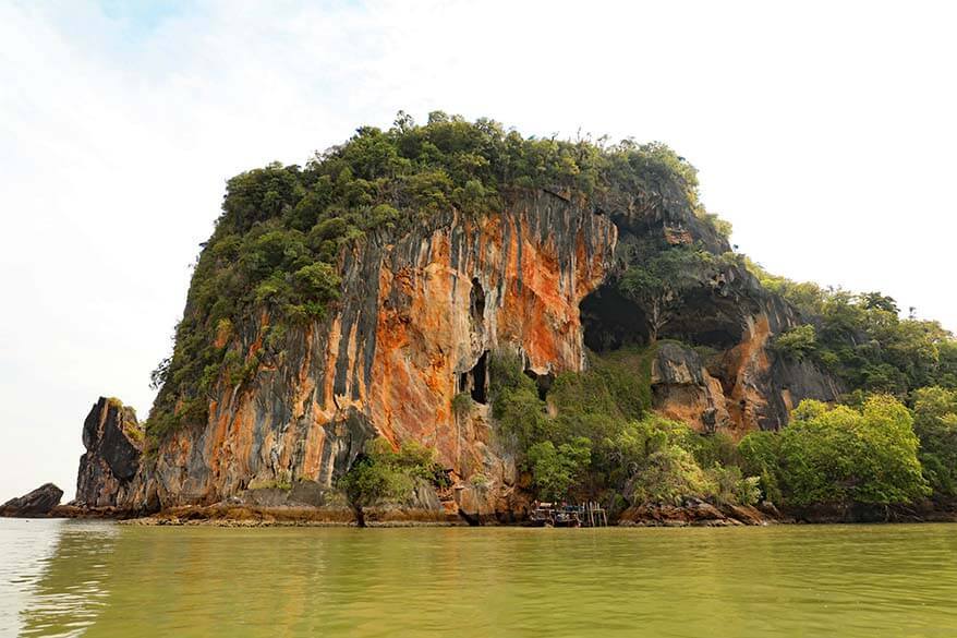 Koh Phee - the Skull Island near Ko Lanta in Thailand