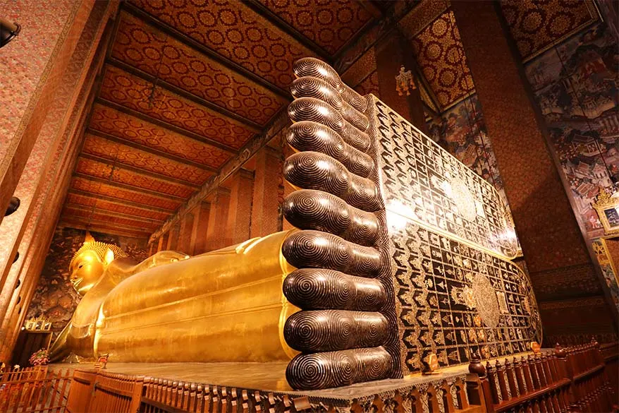 Wat Pho, the Temple of the Reclining Buddha, is must see even if you have just one day in Bangkok