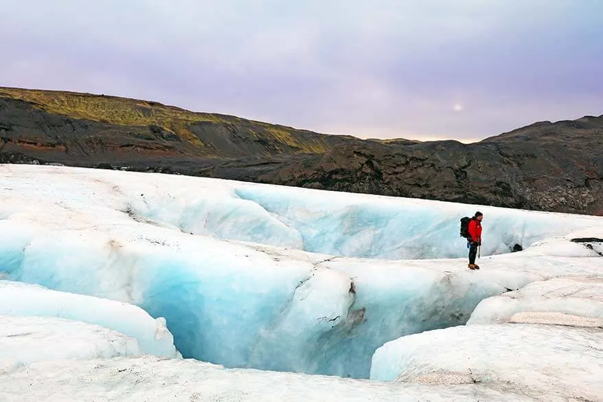 Glacier hiking can be easily incorporated in a 4 day Iceland itinerary