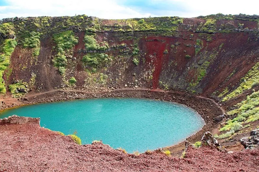 Kerid Crater is one of the lesser known places along the Golden Circle in Iceland