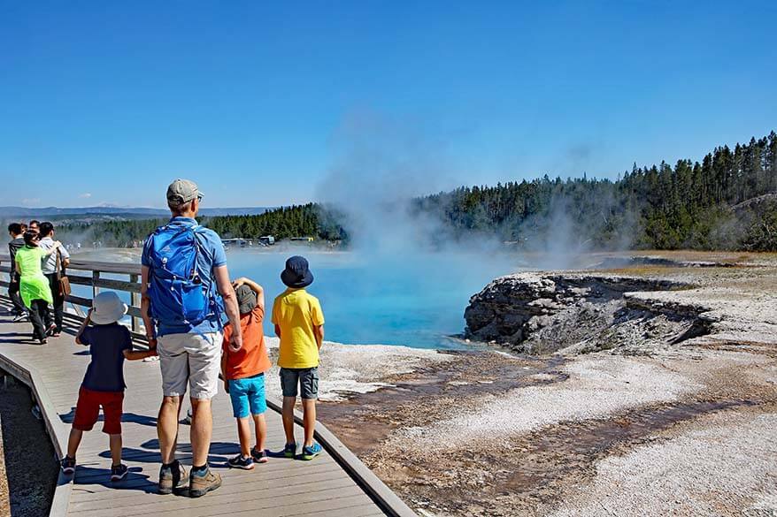 Practical information for visiting Grand Prismatic Spring in Yellowstone