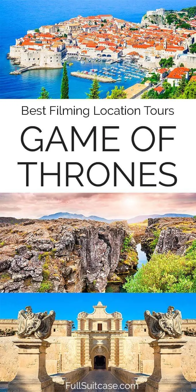 Selection of the best authentic Game of Thrones tours