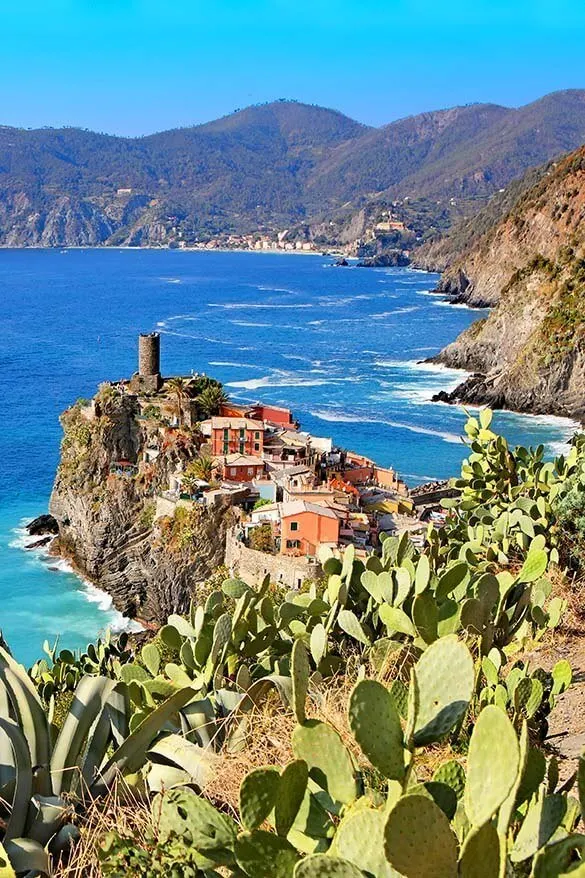 Stunning sea views near Vernazza town in Cinque Terre