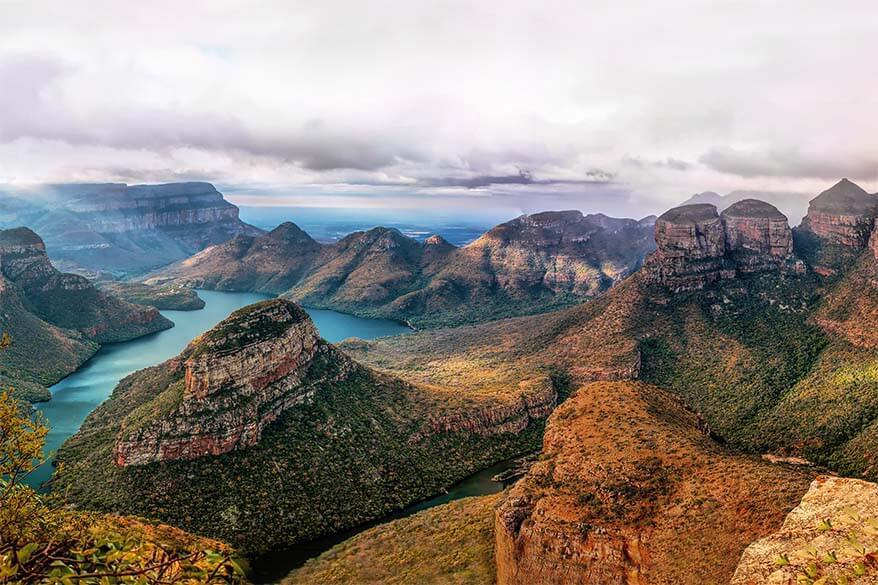 Blyde River Canyon e Panorama Route - um dos melhores lugares para ver na África do Sul