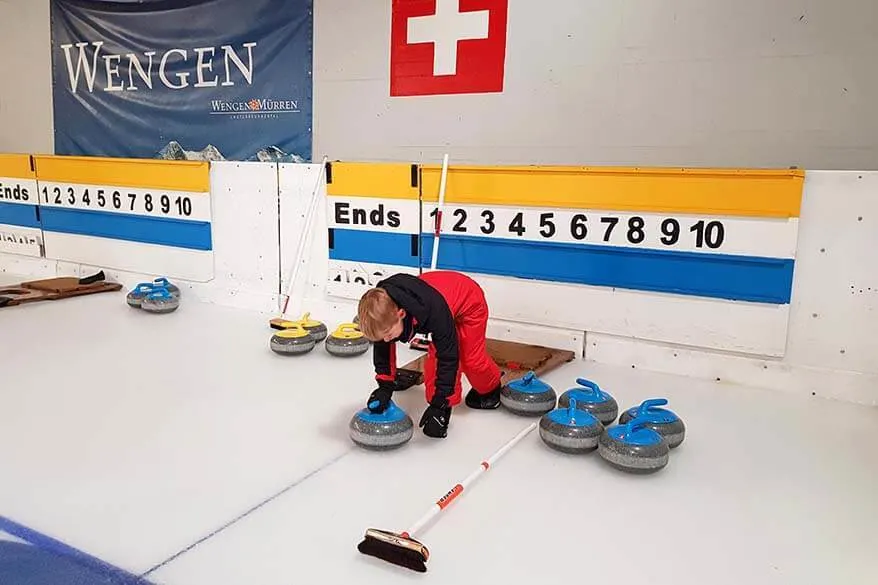 Curling is just one of the many things to do in Wengen in winter - Jungfrau Region, Switzerland
