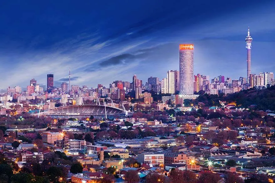 Johannesburg - one of the main cities to visit in South Africa