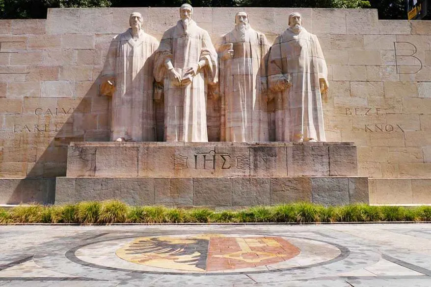 Reformation Wall is one of the places to visit in Geneva