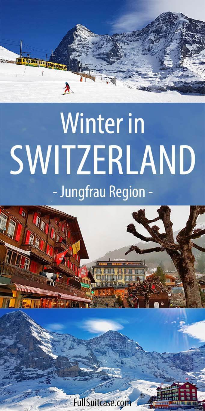 Switzerland winter vacation in the Jungfrau Region