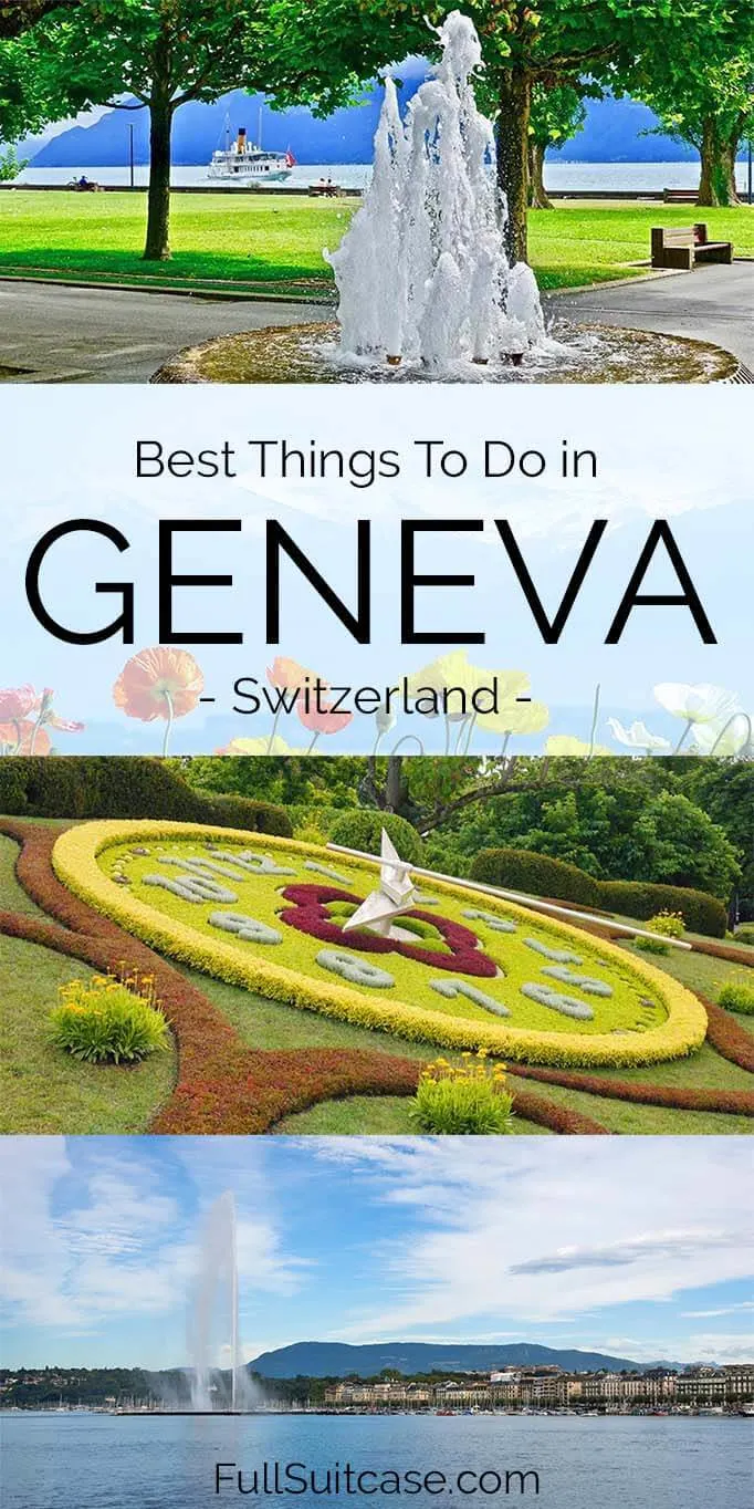 Cosas que hacer en Ginebra Suiza y sugerencias sobre cómo ver lo mejor de la ciudad en un día