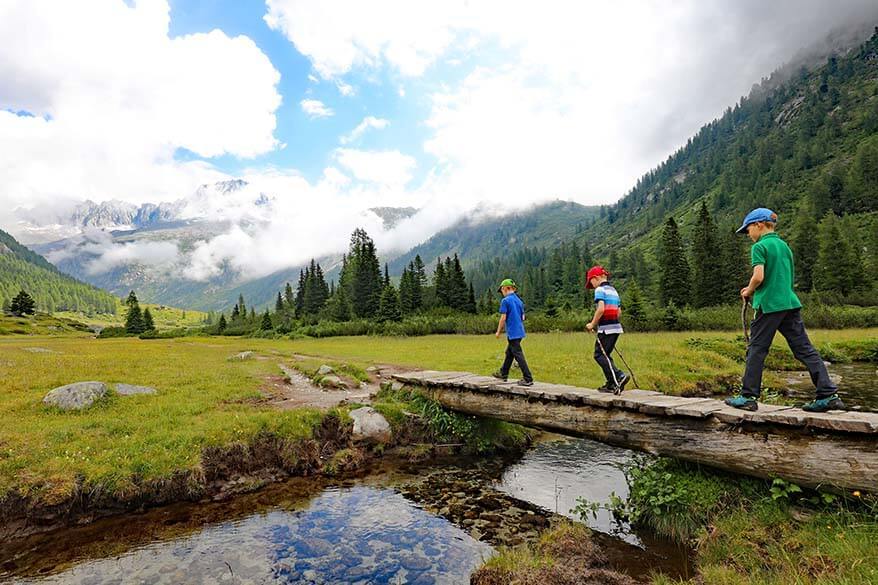 Hiking in Val di Fumo is like walking in the most beautiful painting - it's one of the most beautiful hikes in Trentino Italy