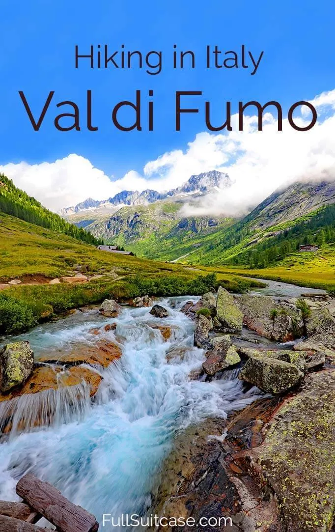Hiking to Rifugio Val di Fumo - one of the best hikes of Trentino region in Italy