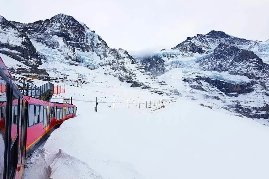 Jungfraujoch Top of Europe in Switzerland - travel inspiration and practical tips for your visit