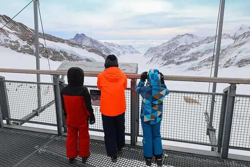 Jungfraujoch day trip with kids - amazing experience in Switzerland