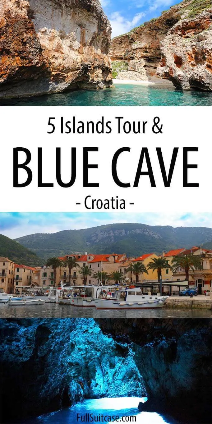 Blue Cave, Hvar, and 5 Islands tour from Split in Croatia