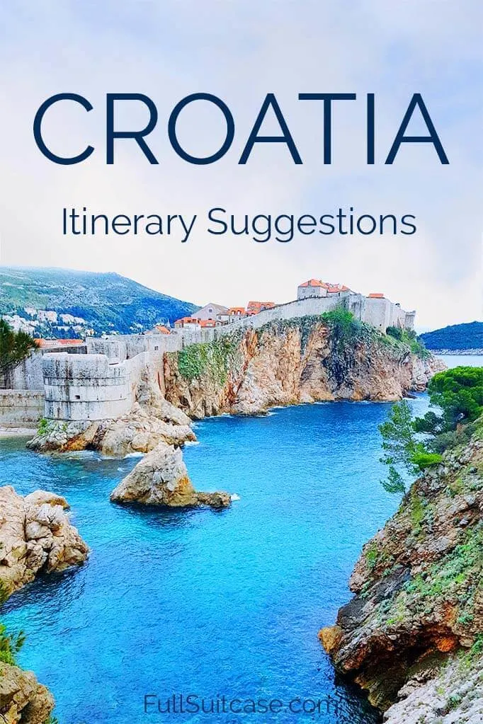 Croatia travel itinerary - how to spend 2 weeks in Croatia