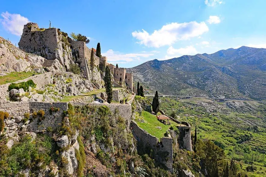 Klis Fortress in Croatia