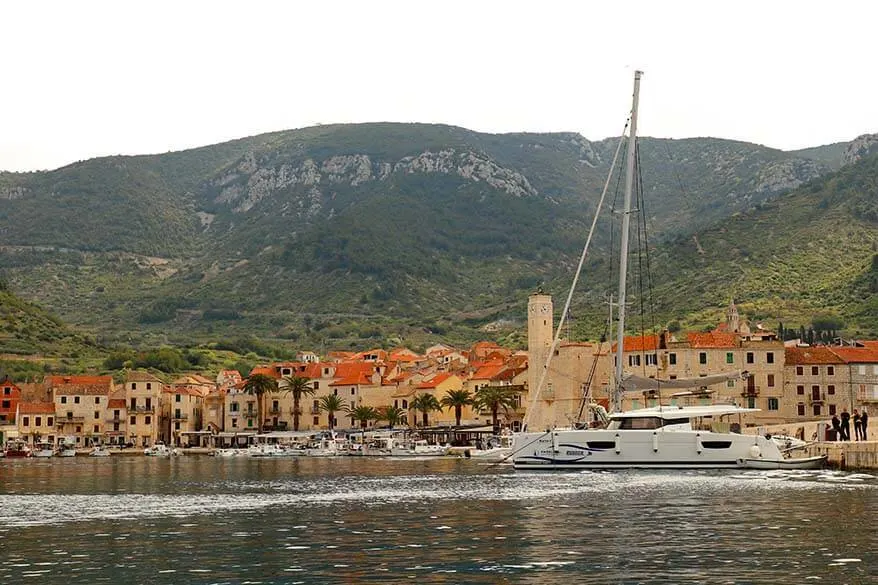 Komiza village on Vis island