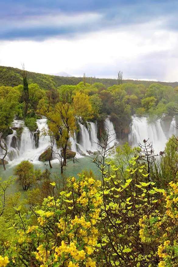 Kravica waterfall in Bosnia and Herzegovina - easy day trip from Croatia