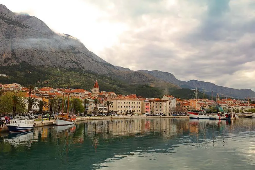 Makarska town in Croatia