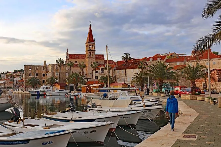 Milna - one of the best towns on Brac island in Croatia