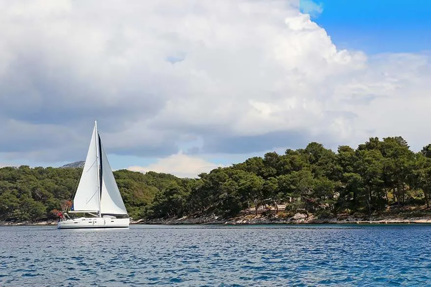 Paklinski Islands near Hvar in Croatia