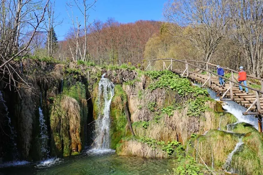 Plitvice Lakes NP in April