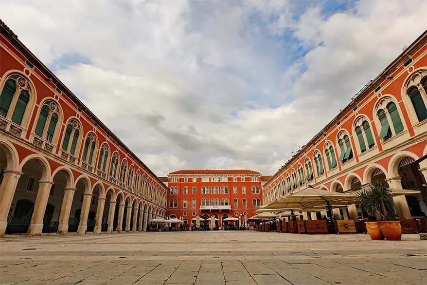 Prokurative Republic Square in Split Croatia