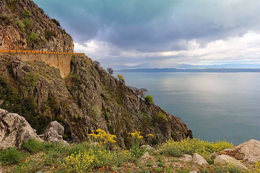 Scenic road near Makarska in Croatia