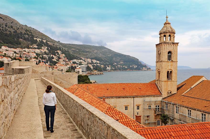 The weather in Croatia in April was perfect for sightseeing