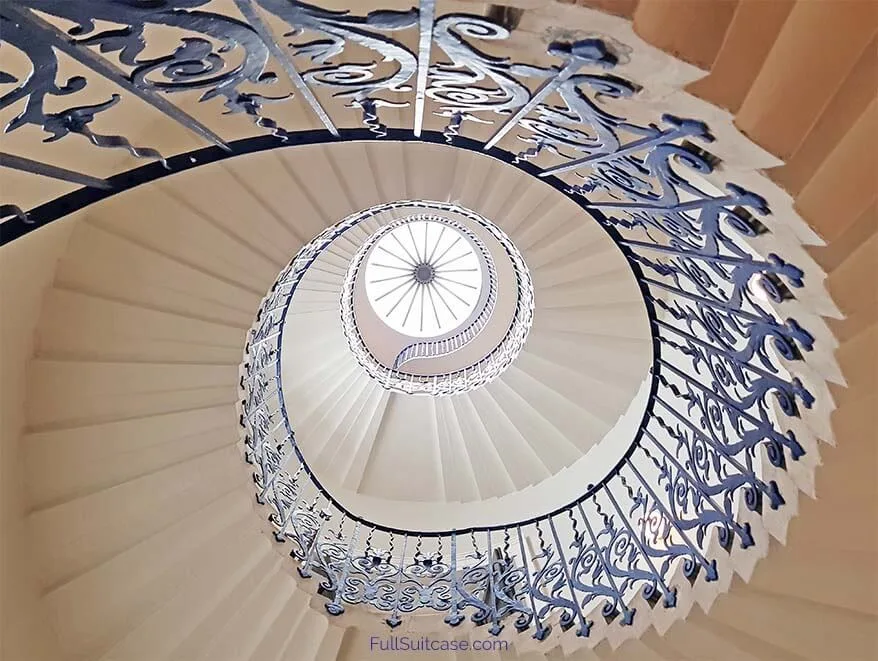 Tulip Staircase inside Queen's House in Greenwich