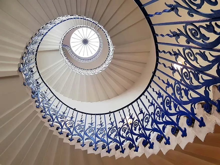 Tulip Stairs and Visiting Queens House in Greenwich, London