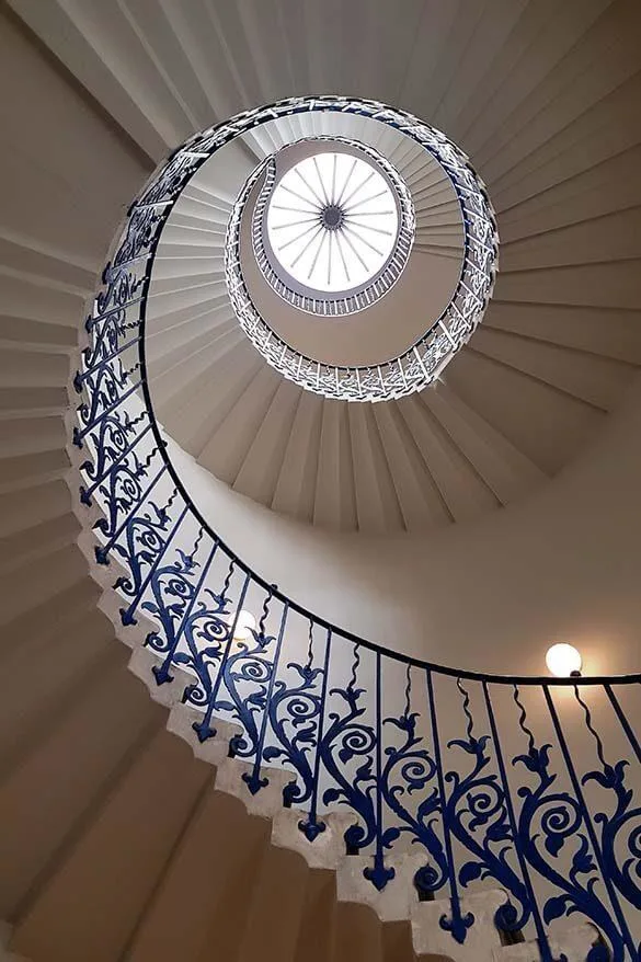 Tulip Stairs at the Queen's House is one of the most beautiful hidden gems of London