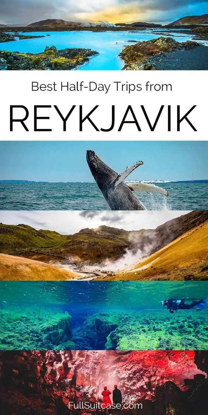 Best short day trips and tours from Reykjavik in Iceland