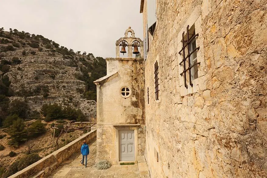 Blaca monastery on Brac Island Croatia