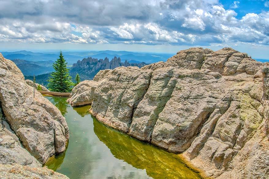 Black Elk Peak in Custer State Park South Dakota USA