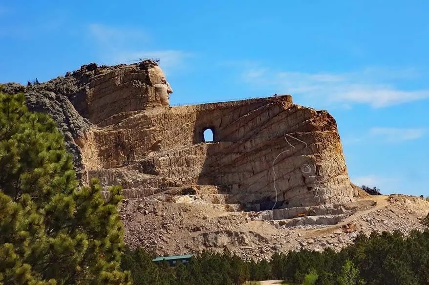 Monumento a Crazy Horse en Dakota del Sur