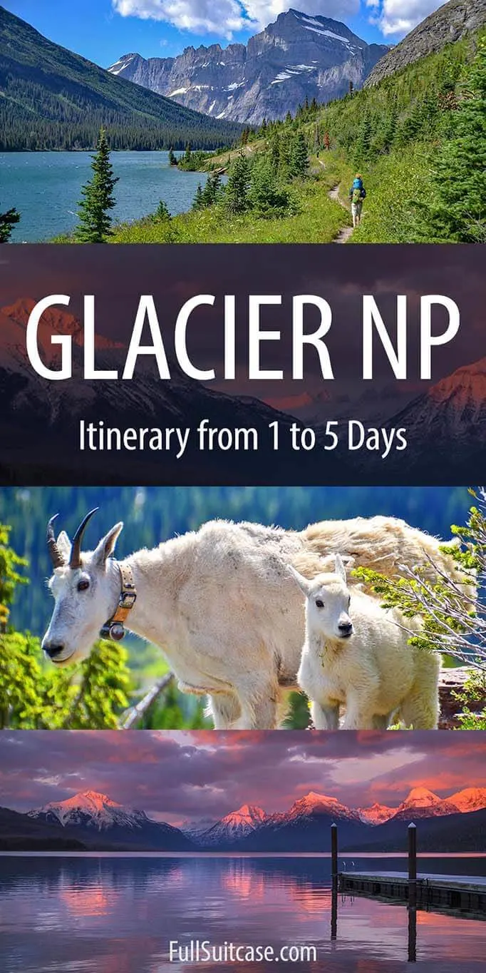 Glacier National Park itinerary
