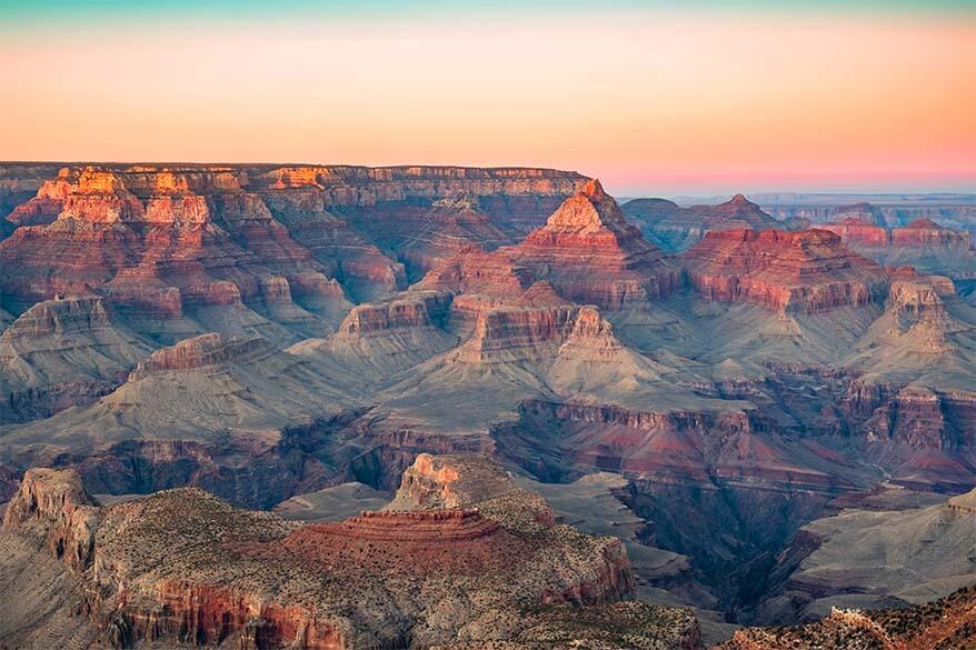 One Day in Grand Canyon (Top Sights, South Rim Itinerary, Map & Tips)