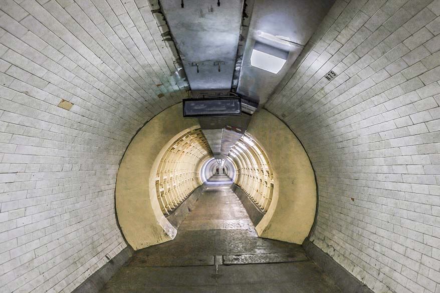 Greenwich Foot Tunnel is one of the more special things to do in Greenwich