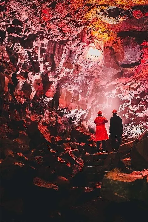 Lava caves is a good half day tour from Reykjavik