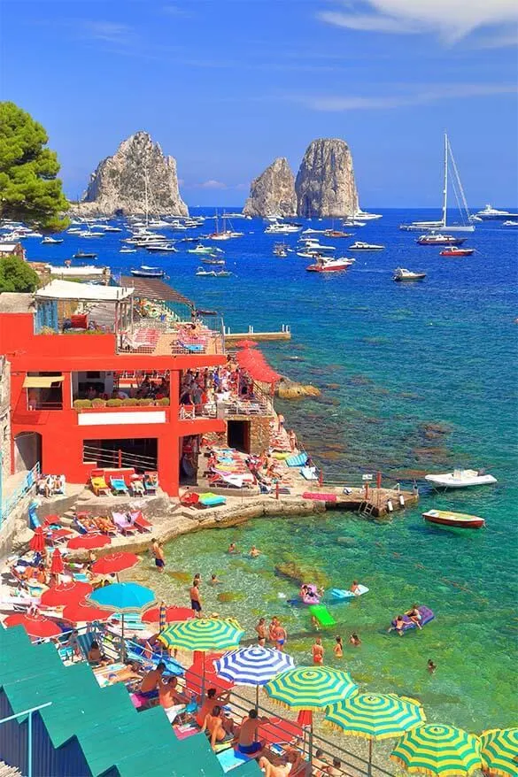 Marina Piccola is not to be missed Capri