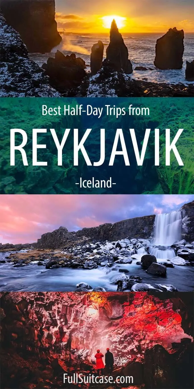 Morning, afternoon, and evening tours from Reykjavik - short day trips in Iceland