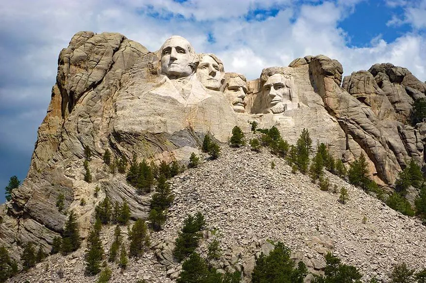 Mt Rushmore as seen from the Grand View Terrace